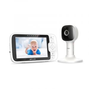 The Oricom OBH500 5” Smart HD Nursery Pal Baby Monitor offers remote access to a smartphone to ensure you are able to stay close to your baby in the home, or while away.