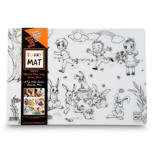 Funny Mat Large - Bunnies