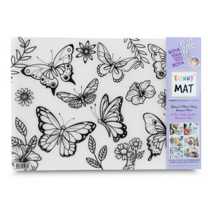 Funny Mat Large - Butterflies