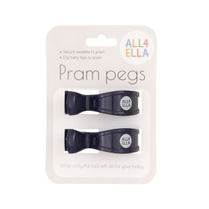 Pram Peg 2pk - Navy