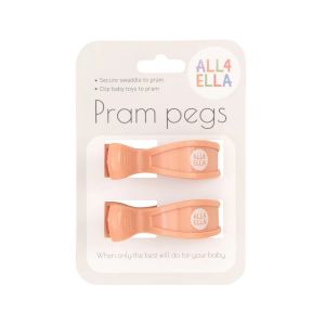 Pram Peg 2pk - Peach