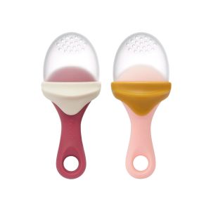 Pulp Silicone Feeder 2Pk - Pink/Coral