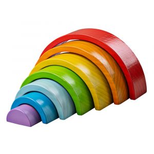 Wooden Stacking Rainbow Arch - Small