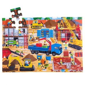 Construction Site Floor Puzzle (48 pieces)