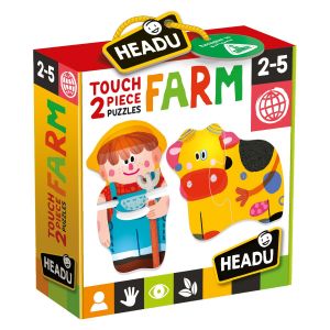 Touch 2-Piece Farm Puzzles 