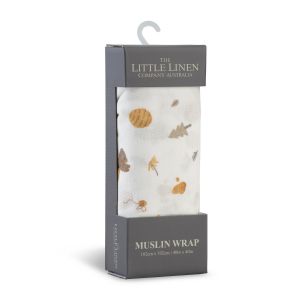 LL MUSLIN 1PK NECTAR BEAR