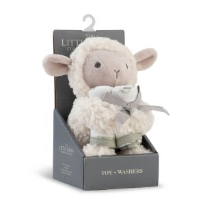 Little Linen Plush Toy & Washers - Farmyard Lamb