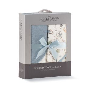 Little Linen Hooded Towel 2pk - Barklife Dog