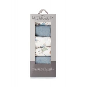 Little Linen Towelling Washer 6pk - Barklife Dog