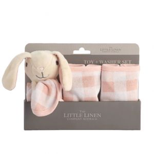 The Little Linen Company Washer & Toy Set - Ballerina Bunny