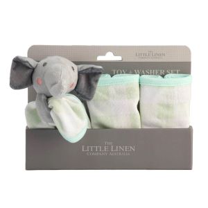 The Little Linen Company Washer & Toy Set - Elephant Star