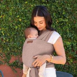 Moby Waffle Knit Wrap - Sandstone