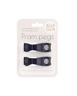 Pram Peg 2pk - Navy