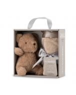 Little Bamboo Plush & Blankie Set - Iced Coffee