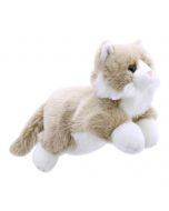Full Bodied Puppet - Cat (Beige & White)