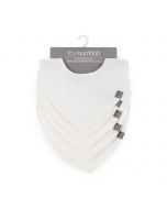 Little Bamboo Muslin Bib 5PK - Natural