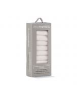 Little Bamboo Towelling Washer 10pk - Natural