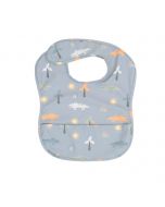 Recycled Pouch Bib - Crocodile