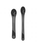Twistshake 2X Feeding Spoon Set 6+M Black