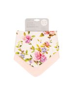 Bandana Bibs 2pk - Rose