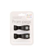 Pram Peg 2pk - Black