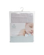 Bassinet Cotton Sheet - Fitted White