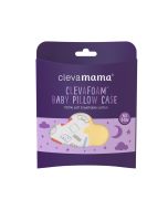 ClevaFoam Baby Pillow Case - Grey & Yellow