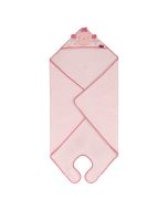 Bamboo Extra Large Apron Baby Bath Towel - Pink