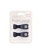 Pram Peg 2pk - Navy