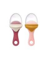 Pulp Silicone Feeder 2Pk - Pink/Coral