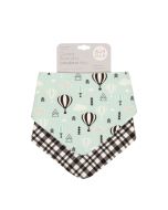 Bandana Bibs 2pk - Hot Air Balloons