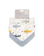 Bandana Bibs 2pk - Plane