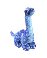 Finger Puppet - Brontosaurus (Blue)