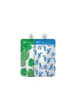 On the Go Mini Food Pouches 10pk - Green/Blue