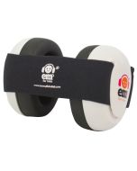 BABY EARMUFFS - White/Black