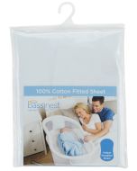 Halo Bassinet Sheet - Fitted White