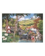 Fergie at the ford - 1000 Piece Puzzle