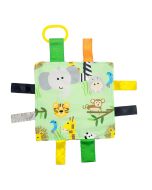 Baby Jacks Jungle Animals Crinkle Sensory Toy 20x20cm
