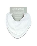 Little Bamboo Muslin Bib 2pk - Natural