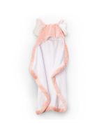 Plush Hooded Towel Soft Pink