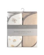 Little Linen Hooded Towel 2pk - Nectar Bear