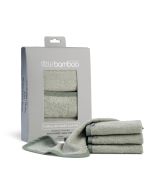 Little Bamboo Towelling Washer 3pk - Bayleaf