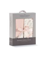 Little Linen Hooded Towel 2pk - Harvest Bunny