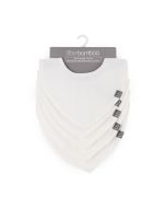 Little Bamboo Muslin Bib 5PK - Natural