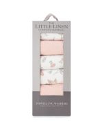 Little Linen Towelling Washer 6pk - Harvest Bunny