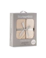 Little Bamboo Hooded Towel 2pk - Iced Coffee
