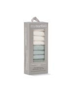 Little Bamboo Towelling Washer 10pk - Bayleaf