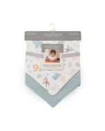 Little Linen Jersey Bib 2pk - Savannah Giraffe