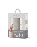 Little Linen Muslin Wraps 3Pk - Farmyard Lamb
