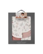 Little Linen Jersey Bib 5pk - Harvest Bunny